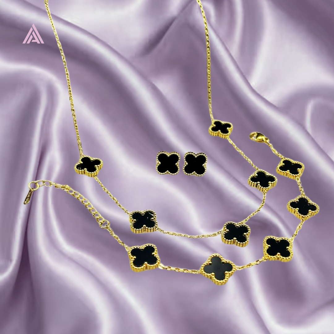 Luxurious Black Clover Set