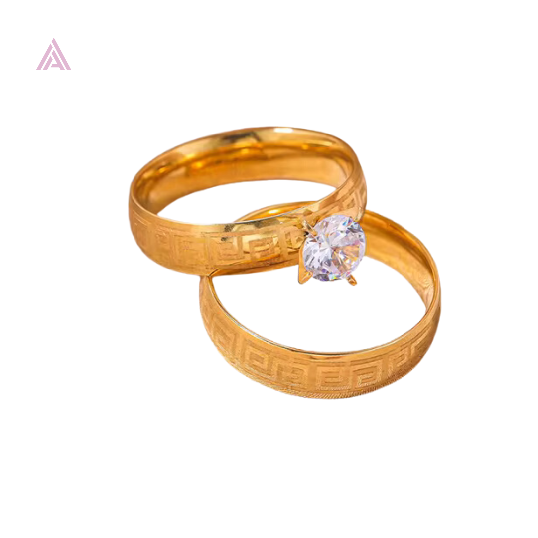 Flora Zircon Double-Ring